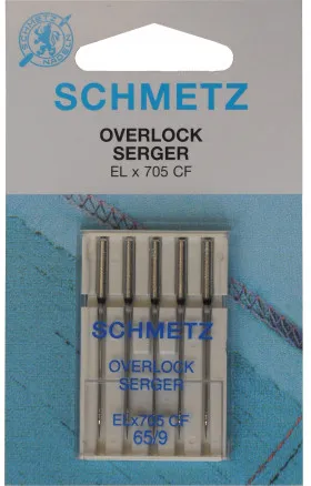 Schmetz Overlock Symaskinsnålar ELx705 CF Str. 80-90 - 5 st