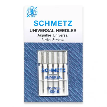 Schmetz Symaskinsnålar Universal 130/705H Str. 100 - 5 st