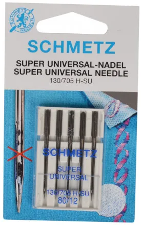 Schmetz Symaskinsnålar Super Universal Str. 80 - 5 st